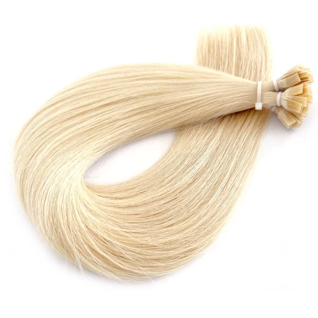 Flat Tip Hair Extensions Blonde #22 Keratin Hair Extensions