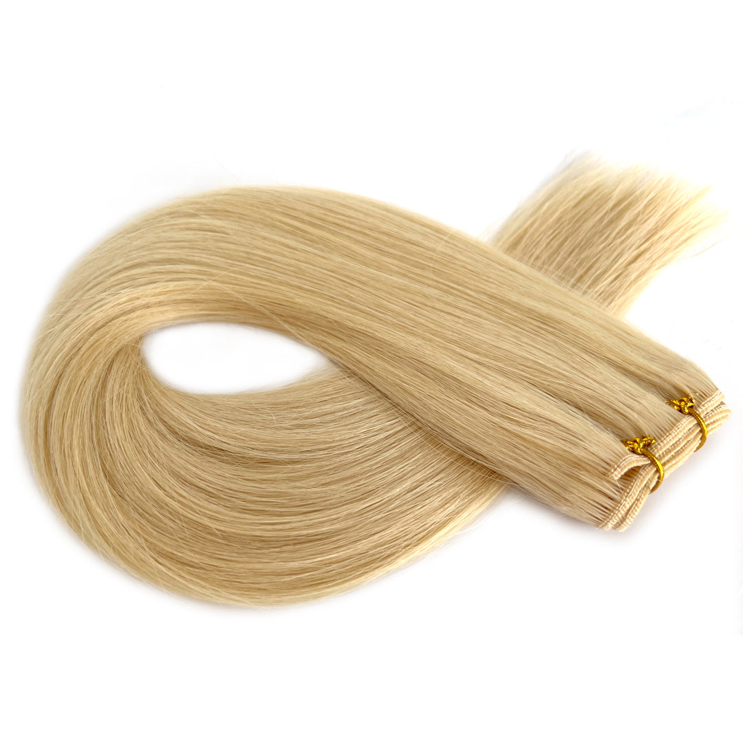 #22 TRADITIONAL WEFTS HAIR EXTENSIONS | 100% REMY HUMAN HAIR | HAIRPERFECTO