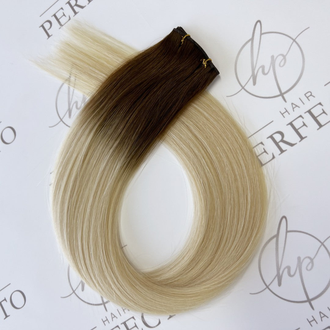 Genius Hair Wefts - 100% Virgin Human Hair Extensions #T3/60 | Hairperfecto