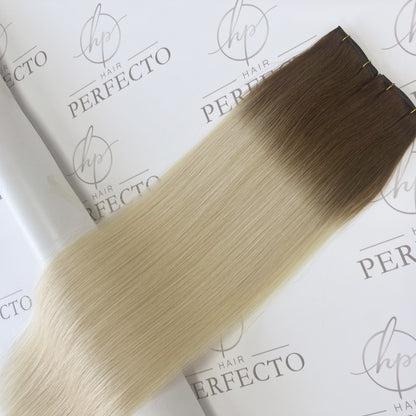 Genius Hair Wefts - 100% Virgin Human Hair Extensions #T3/60 | Hairperfecto