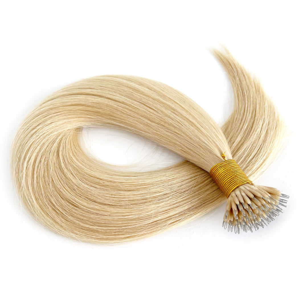 Nano Hair Extensions - Blonde #22 Keratin Hair Extensions | Hairperfecto