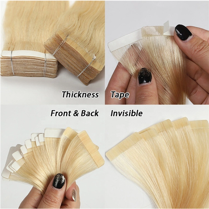 Double-sided Tape Glue Tabs for Tape In Hair Extension 10sheets/bag 4cm*0.8cm