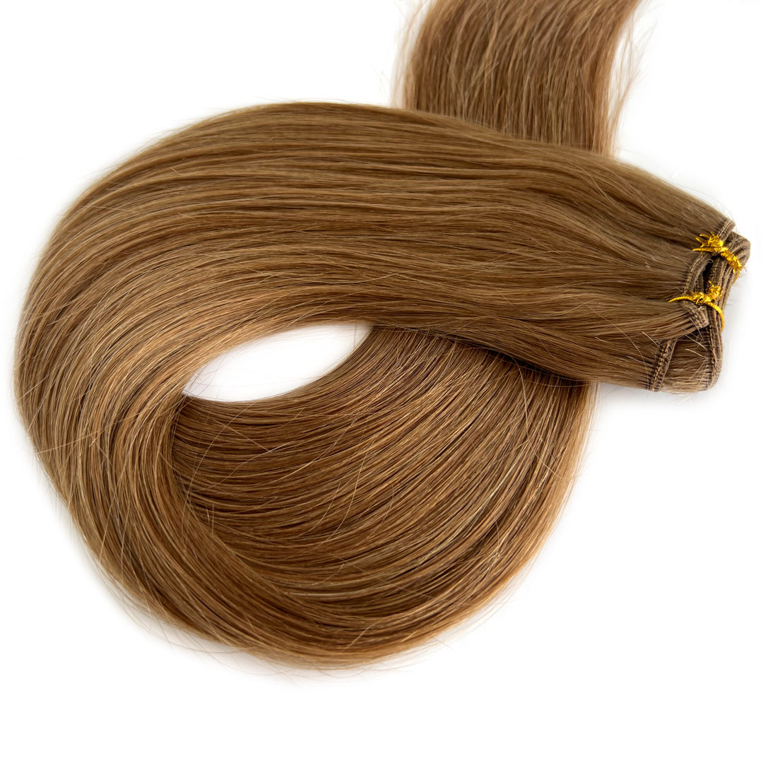 #6 TRADITIONAL WEFTS HAIR EXTENSIONS | 100% REMY HUMAN HAIR | HAIRPERFECTO