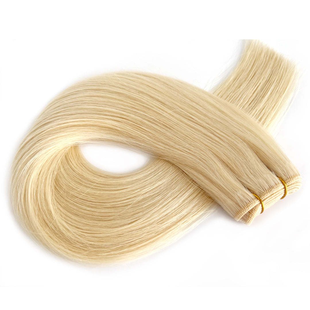 #613 TRADITIONAL WEFTS HAIR EXTENSIONS | 100% REMY HUMAN HAIR | HAIRPERFECTO