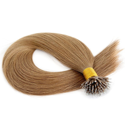 Nano Bead Hair Extensions -#6 Keratin Hair Extensions| Hairperfecto