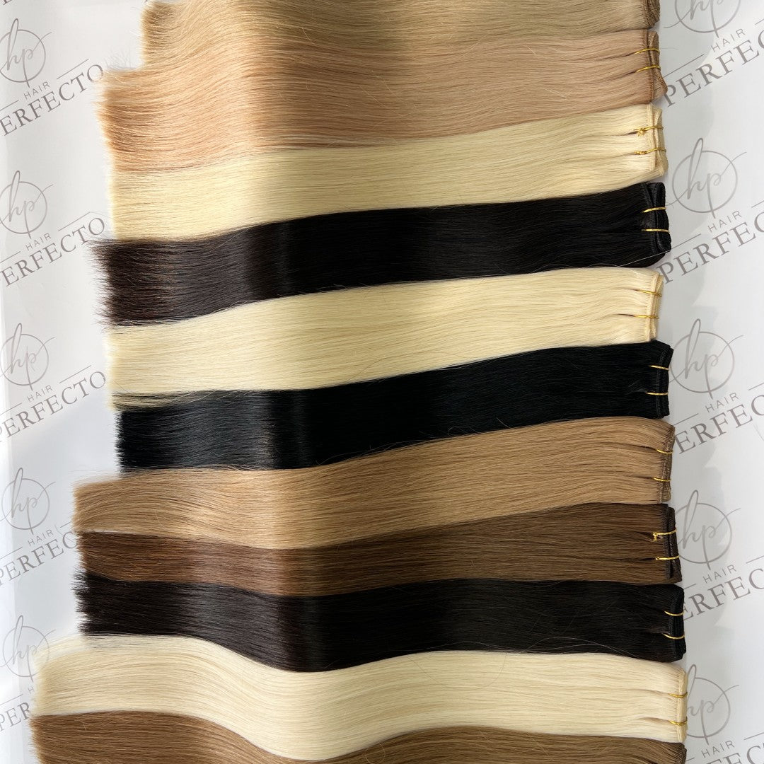 Professional Machine Wefts Hair Extensions Manufacturers | Hairperfecto