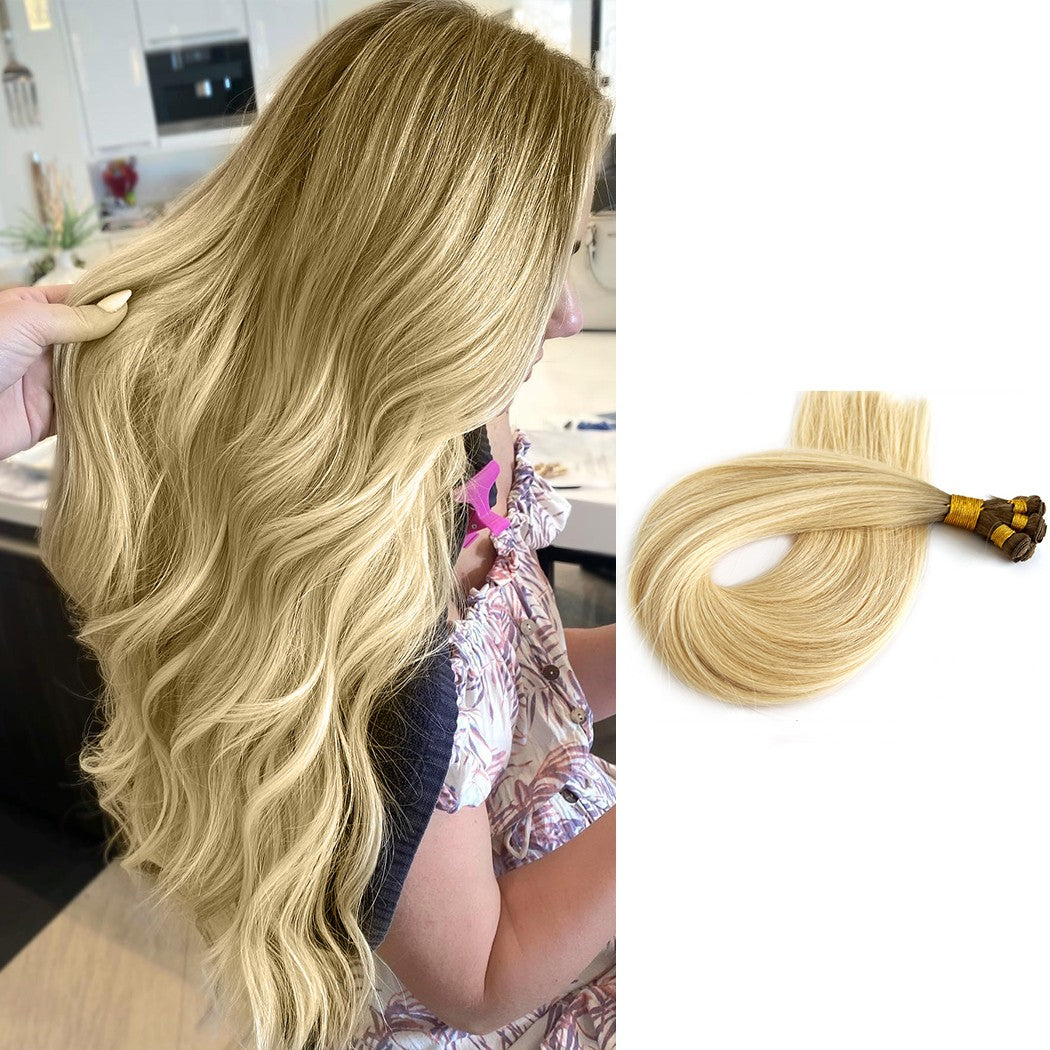 Hand-Tied Weft Hair Extensions #T3/60 Wefted Hair Extension | Hairperfecto