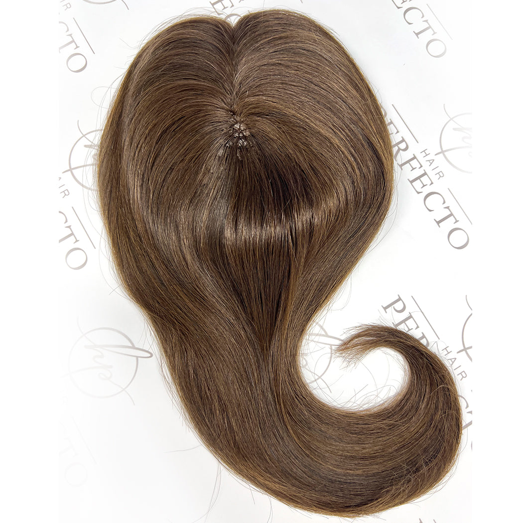 Microline Hair Toppers 16 Inch #Cafe Brown Hair Topper