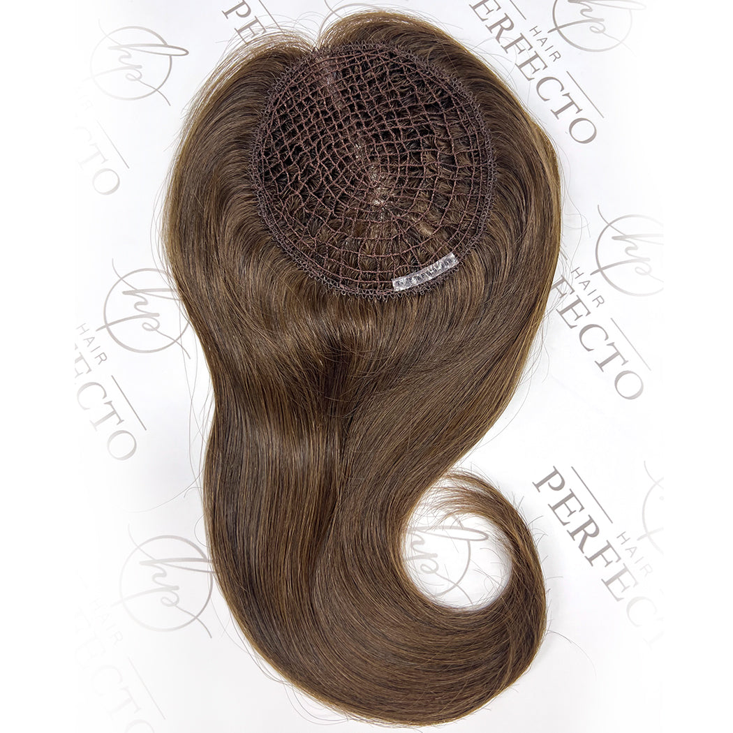 Microline Hair Toppers 16 Inch #Cafe Brown Hair Topper