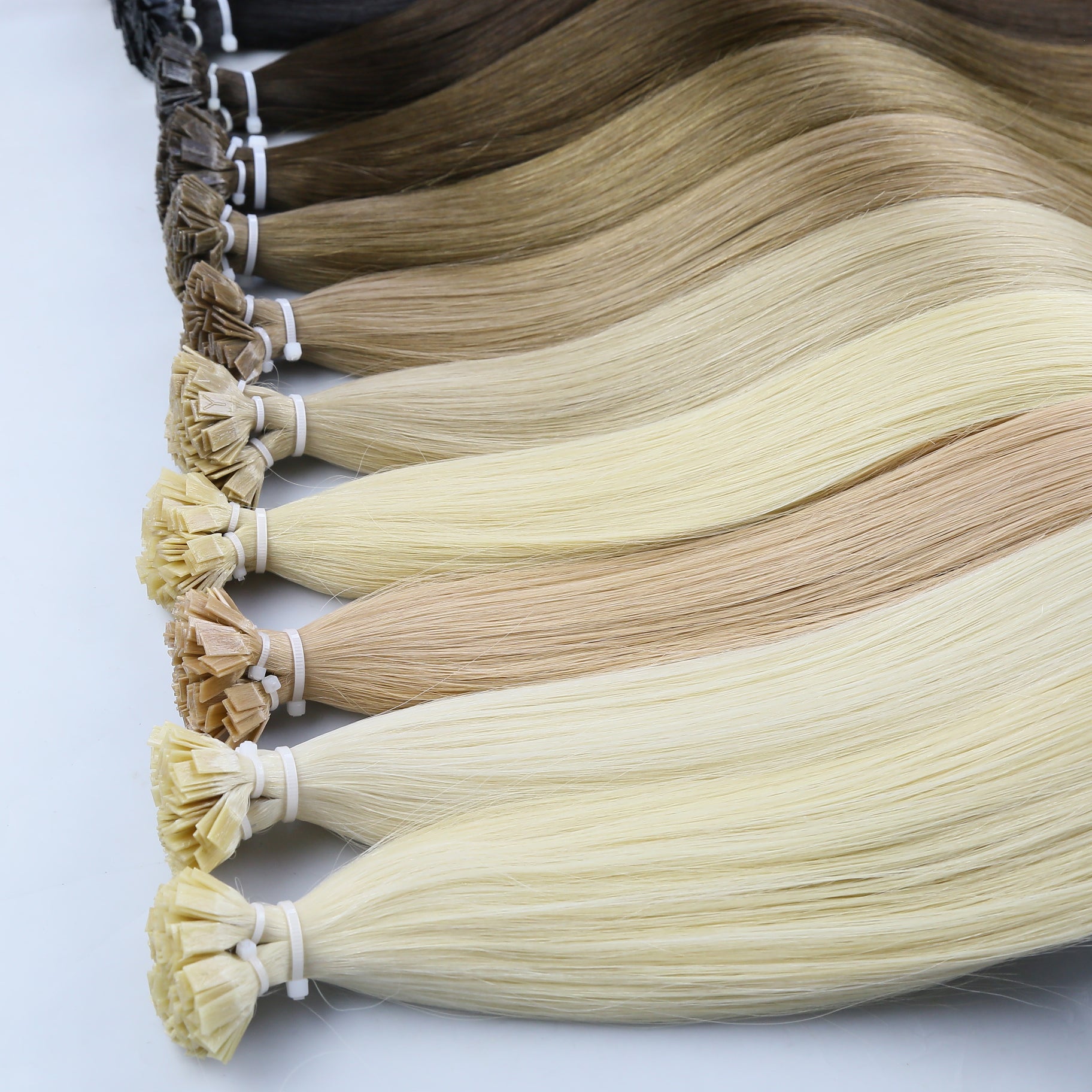 Flat Tip Hair Extensions by Hairperfecto - Keratin, Bond Hair