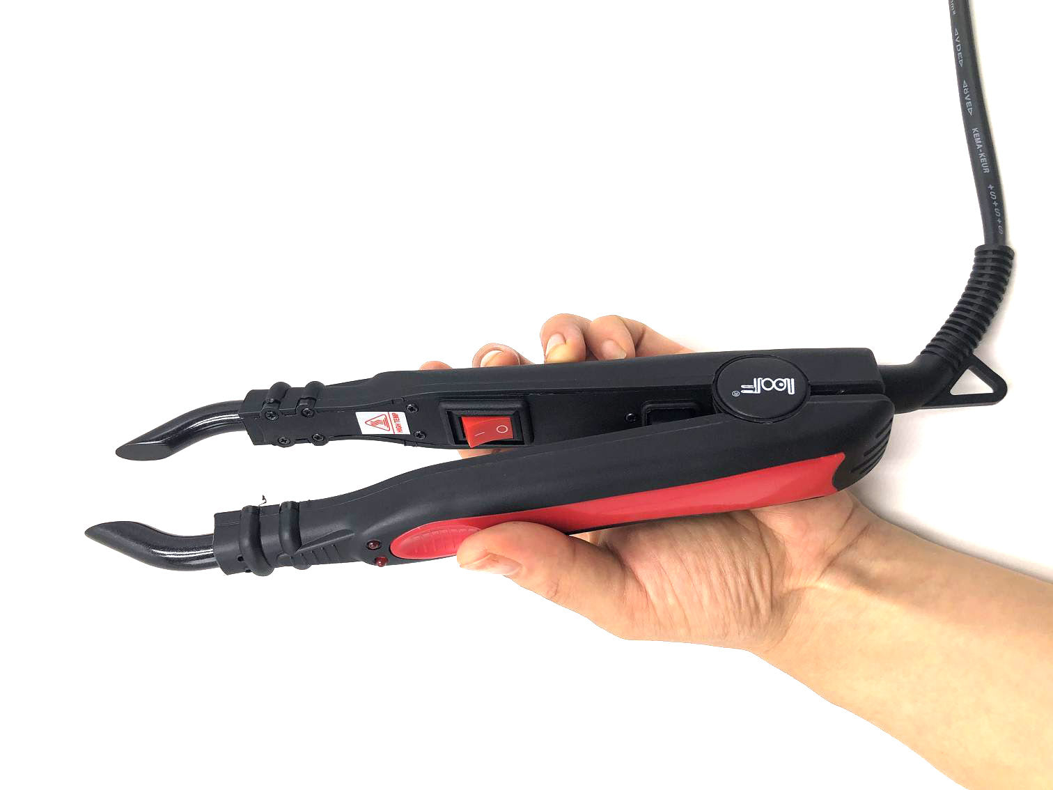 Fusion Hair Extension Iron -JR678 Red-Black | Hairperfecto