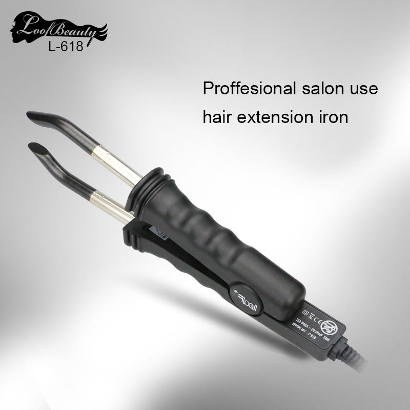 Hair extension outlet iron