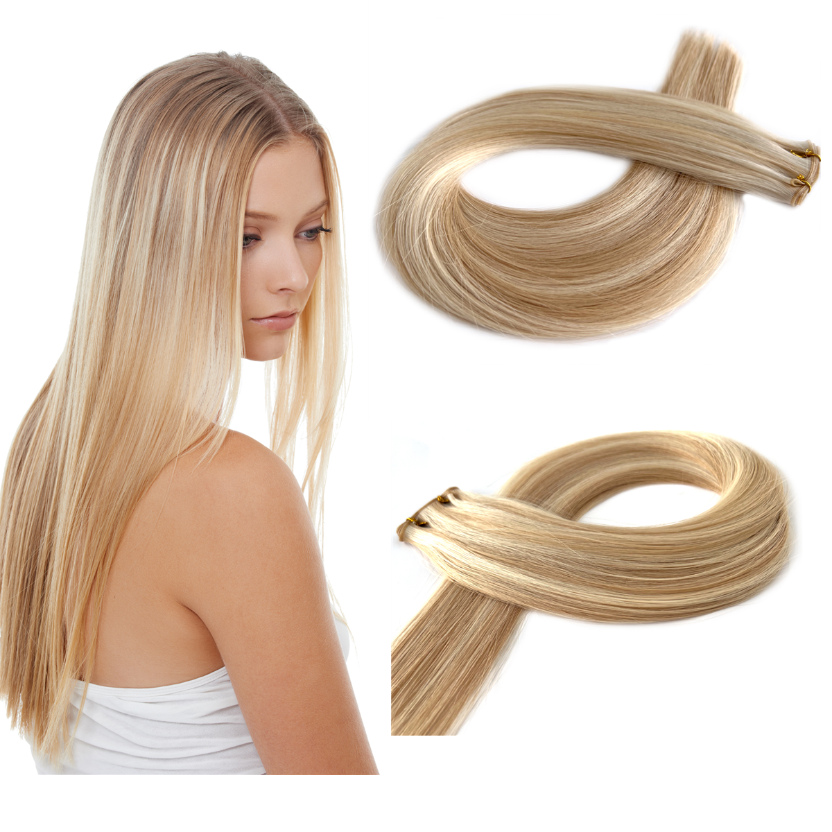 Genius Hair Wefts #P18/1001 - 100% Virgin Human Hair Wefts | Hairperfecto