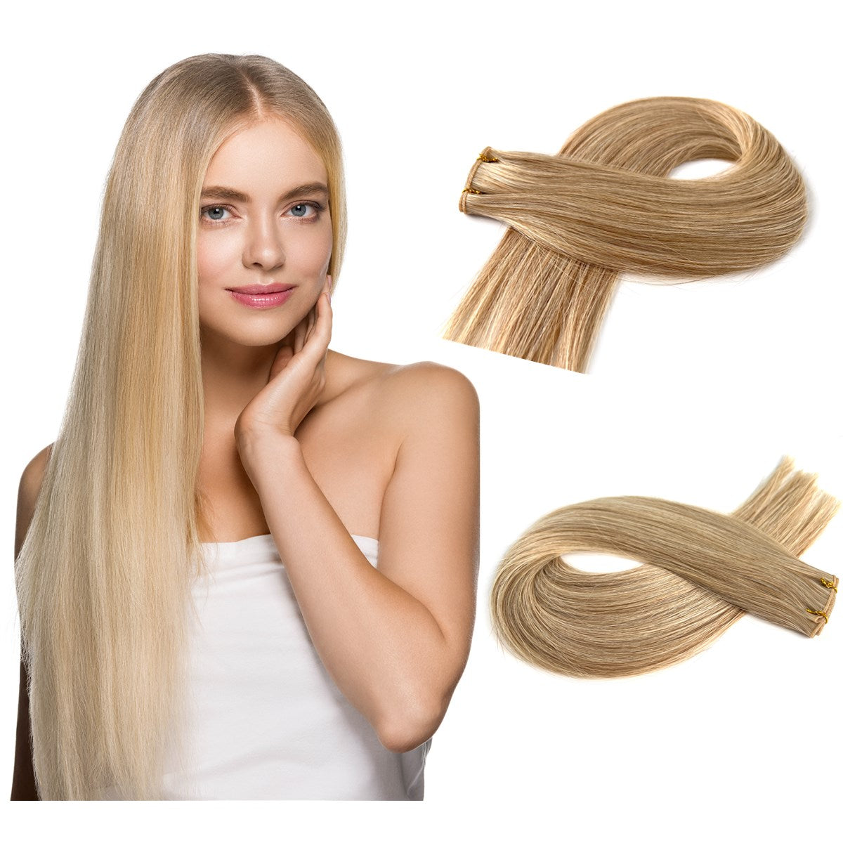 Genius Hair Wefts - Top Tier Weft Hair Extensions  #M6/60/1001 | Hairperfecto