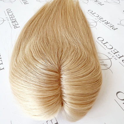 Hair Toppers For Women Platinum Blonde Hair Topper