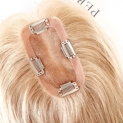 Hair Toppers For Women Platinum Blonde Hair Topper