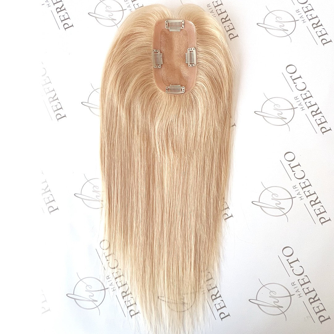 Hair Toppers For Women Platinum Blonde Hair Topper