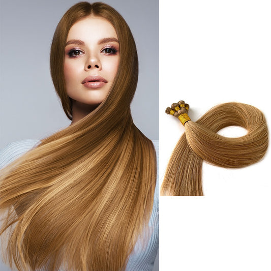 Hand Teid Weft Hair Extensions -Remy Hair Wefts #M6/18| Hairperfecto