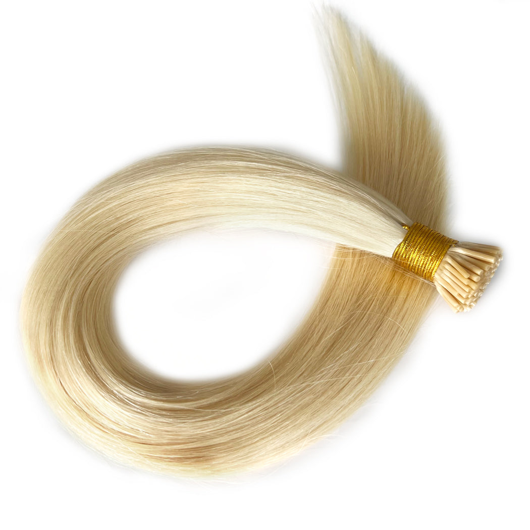 I Tip Hair Extensions Professional Keratin Hair Extension Blonde #60 | Hairperfecto