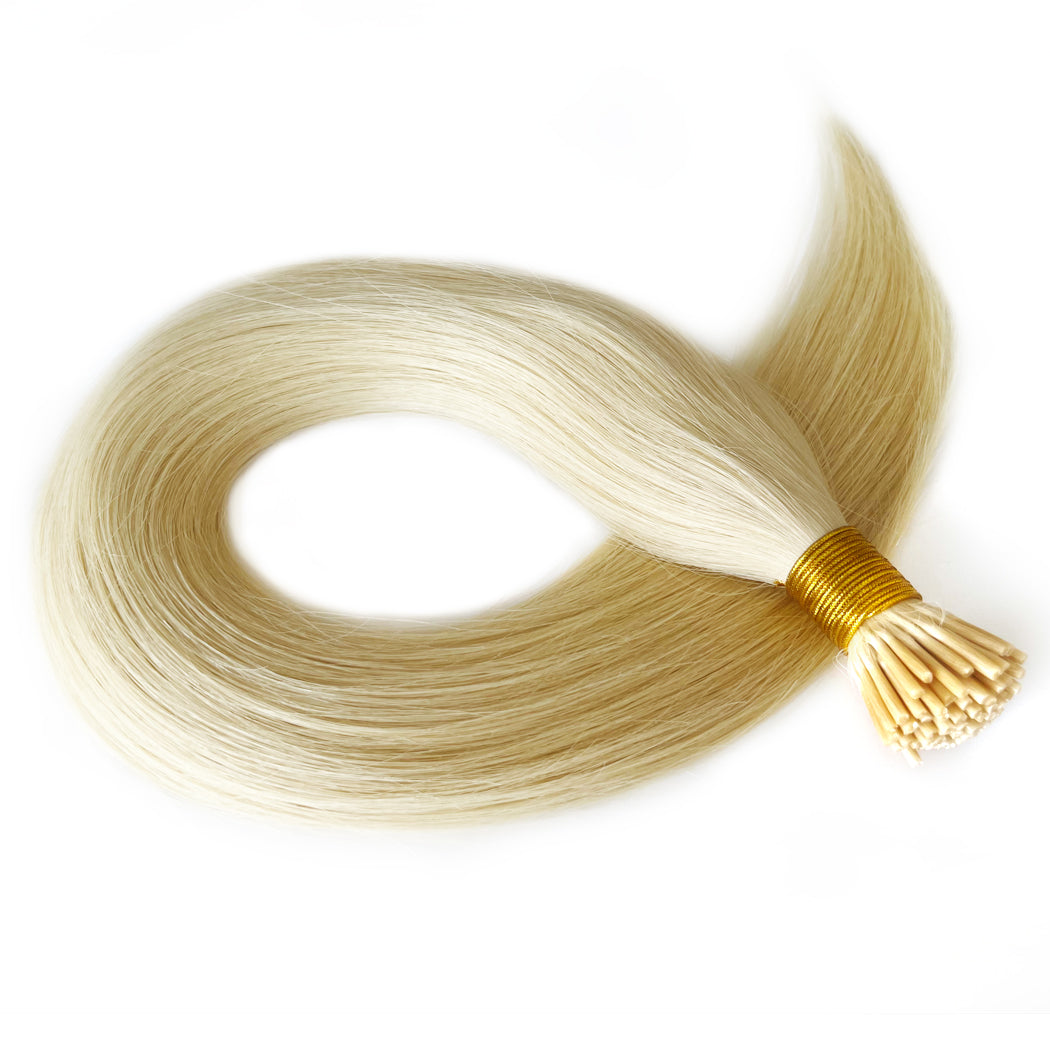 I Tip Hair Extensions Keratin Hair #613 | Hairperfecto