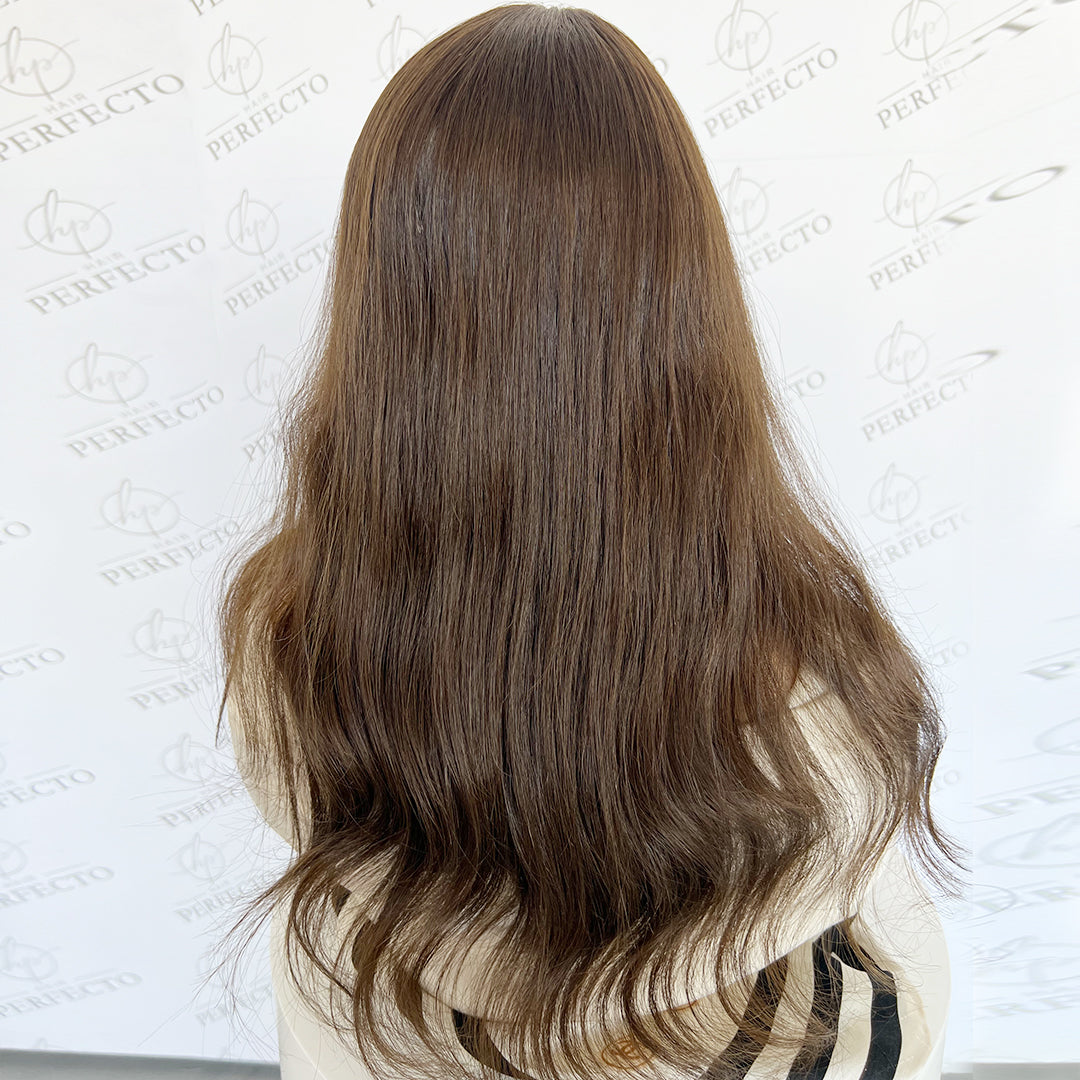 Silk Hair Toppers For Women Medium Brown Hair Topper - Yana