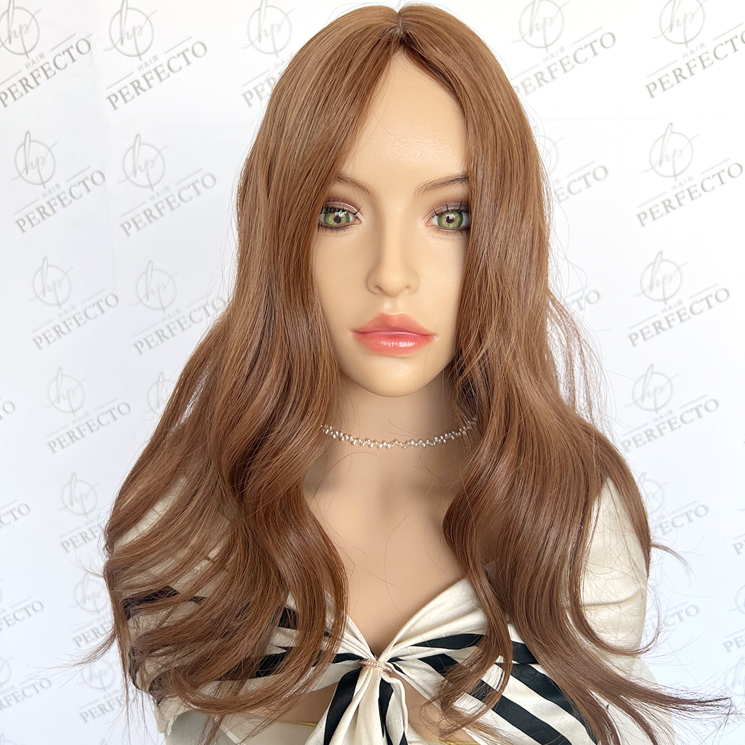 Silk Hair Toppers 6*7 Cinnamon Virgin Hair Pieces