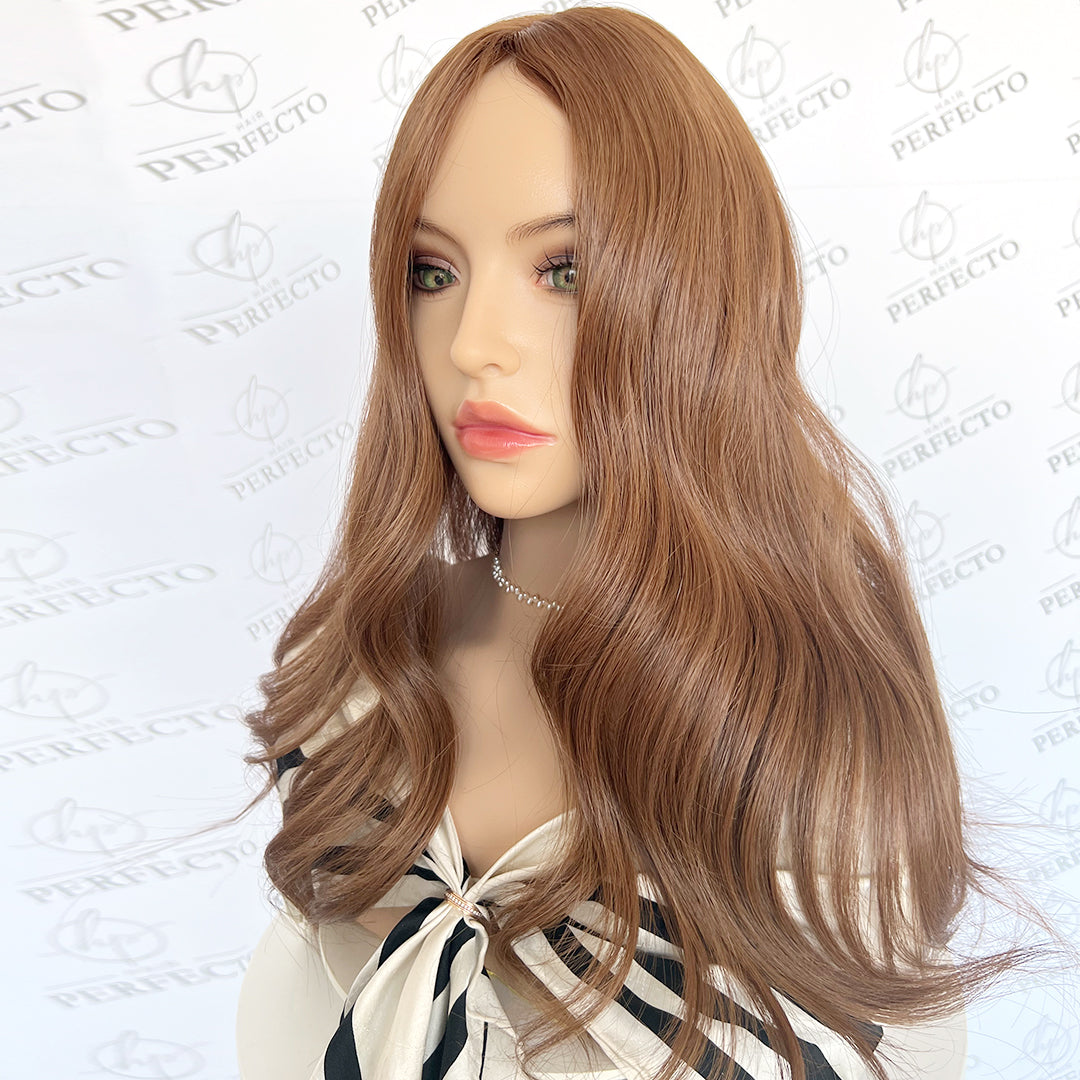 Silk Hair Toppers 6*7 Cinnamon Virgin Hair Pieces