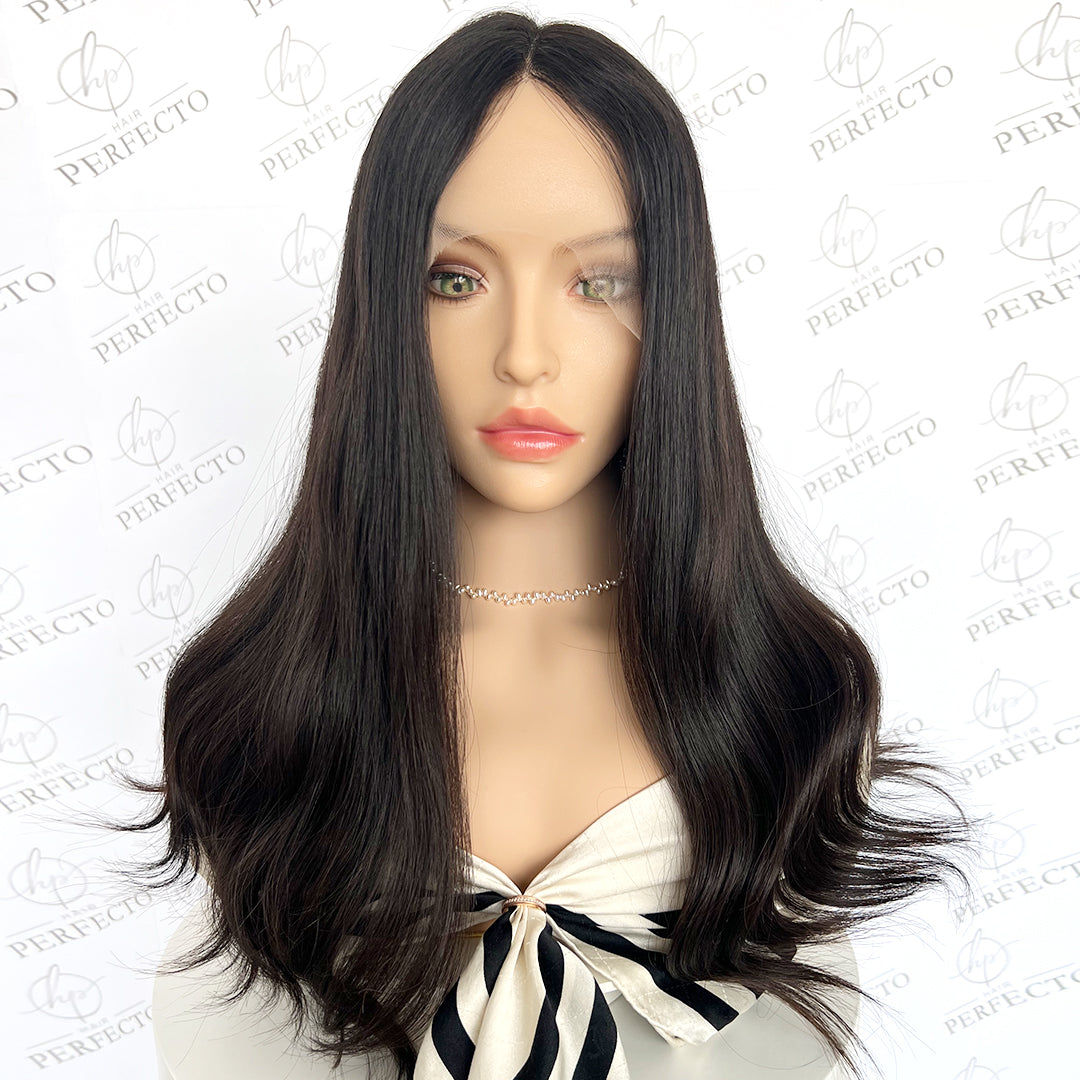 Premium Lace Top Virgin Human Hair Wig - Nora