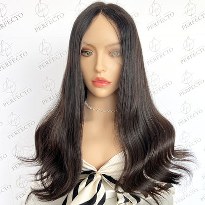 Premium Lace Top Virgin Human Hair Wig - Nora