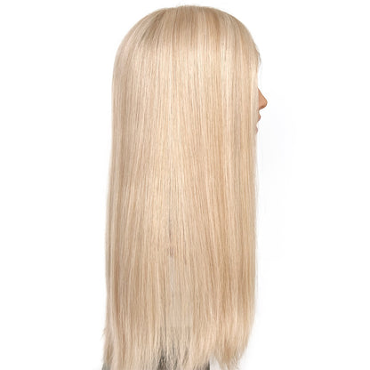 24Inch Lace Wig Light Blonde Blended European Hair Wigs - Isabella | Hairperfecto