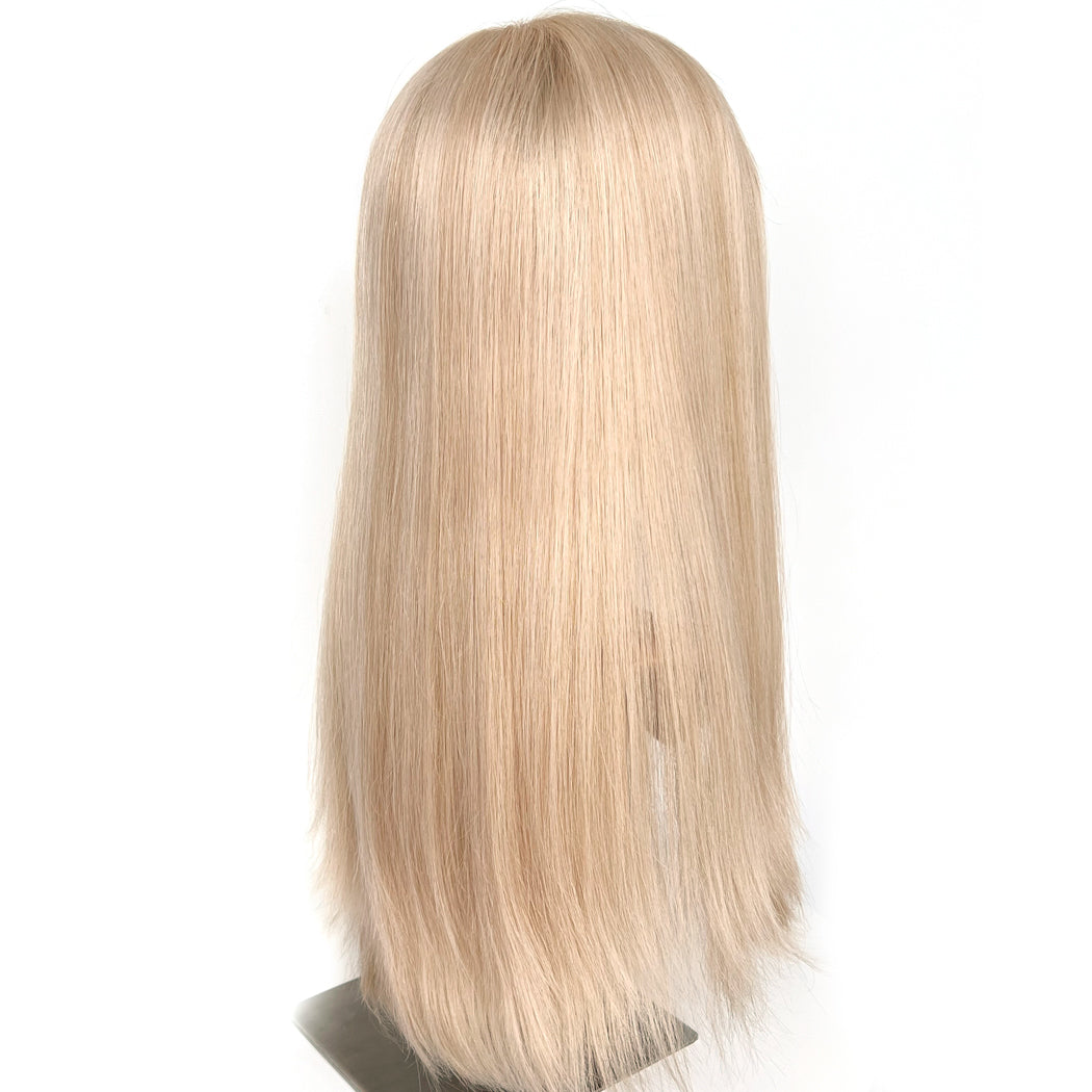 24Inch Lace Wig Light Blonde Blended European Hair Wigs - Isabella | Hairperfecto