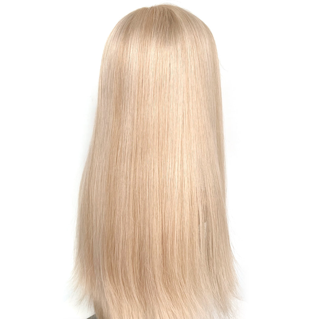 24Inch Lace Wig Light Blonde Blended European Hair Wigs - Isabella | Hairperfecto