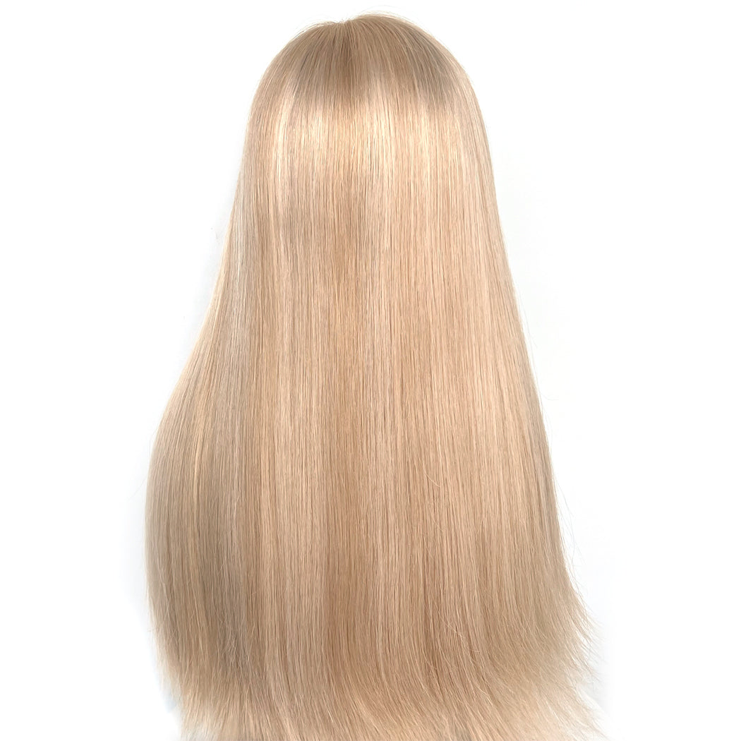 24Inch Lace Wig Light Blonde Blended European Hair Wigs - Isabella | Hairperfecto