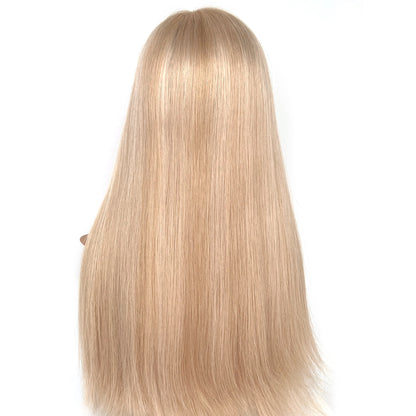 24Inch Lace Wig Light Blonde Blended European Hair Wigs - Isabella | Hairperfecto