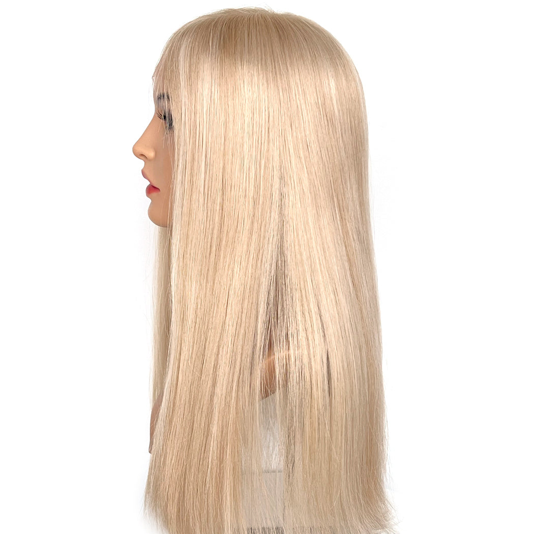 24Inch Lace Wig Light Blonde Blended European Hair Wigs - Isabella | Hairperfecto