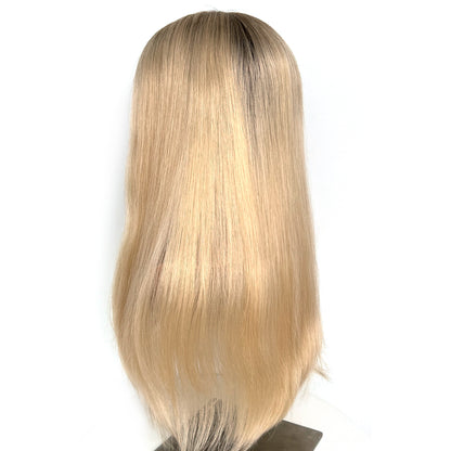 Top Lace Wig-22inch Rebecca Blonde Hair With Dark Root I hairperfecto