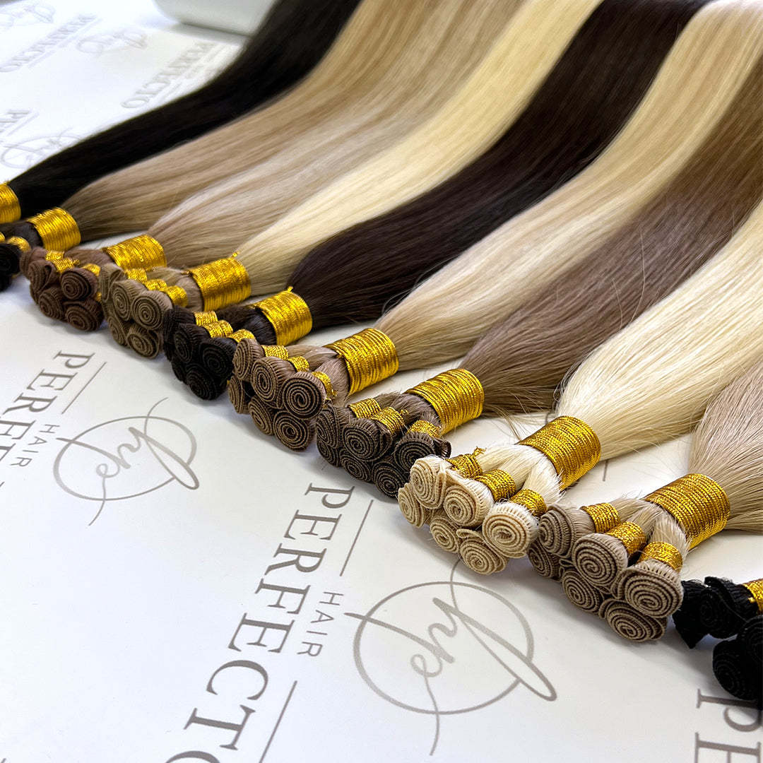 Real Human Hair Extensions Hand Tied Wefts Best Manufaturer| Hairperfecto