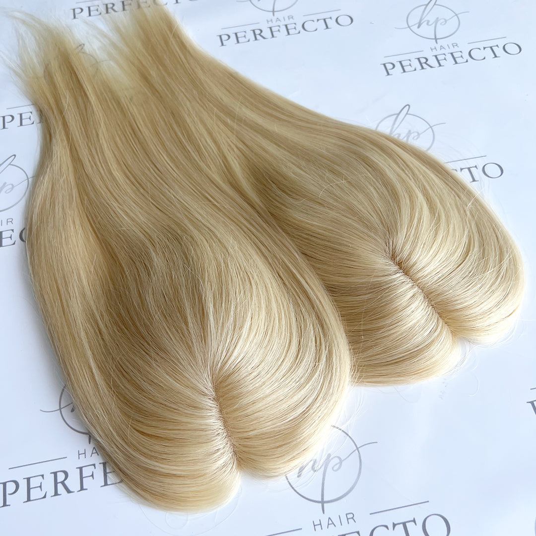 Premium 4"x6 " Mono Base Blonde Hair Toppers Manufacturer #613 | Hairperfecto