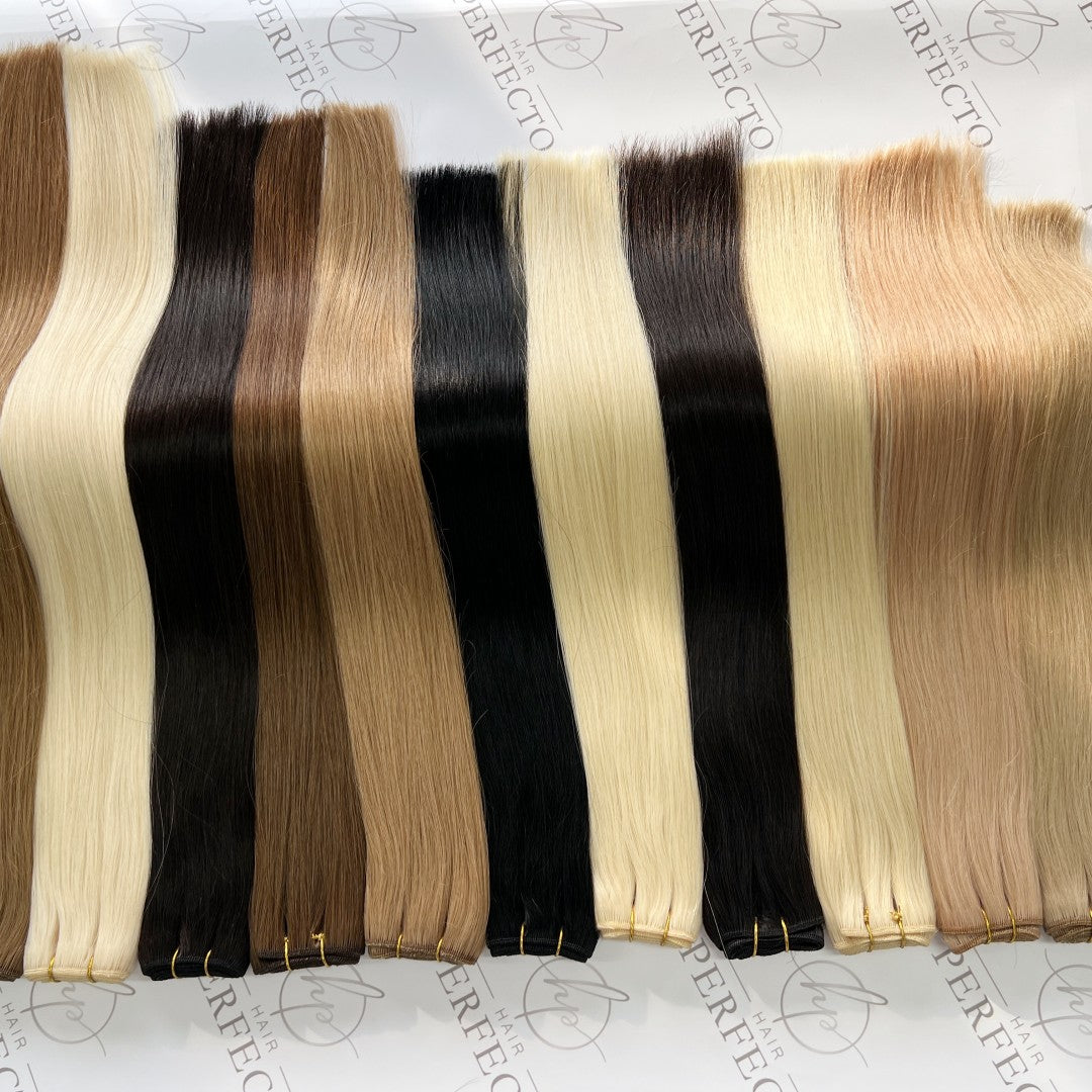 Professional Machine Wefts Hair Extensions Manufacturers | Hairperfecto