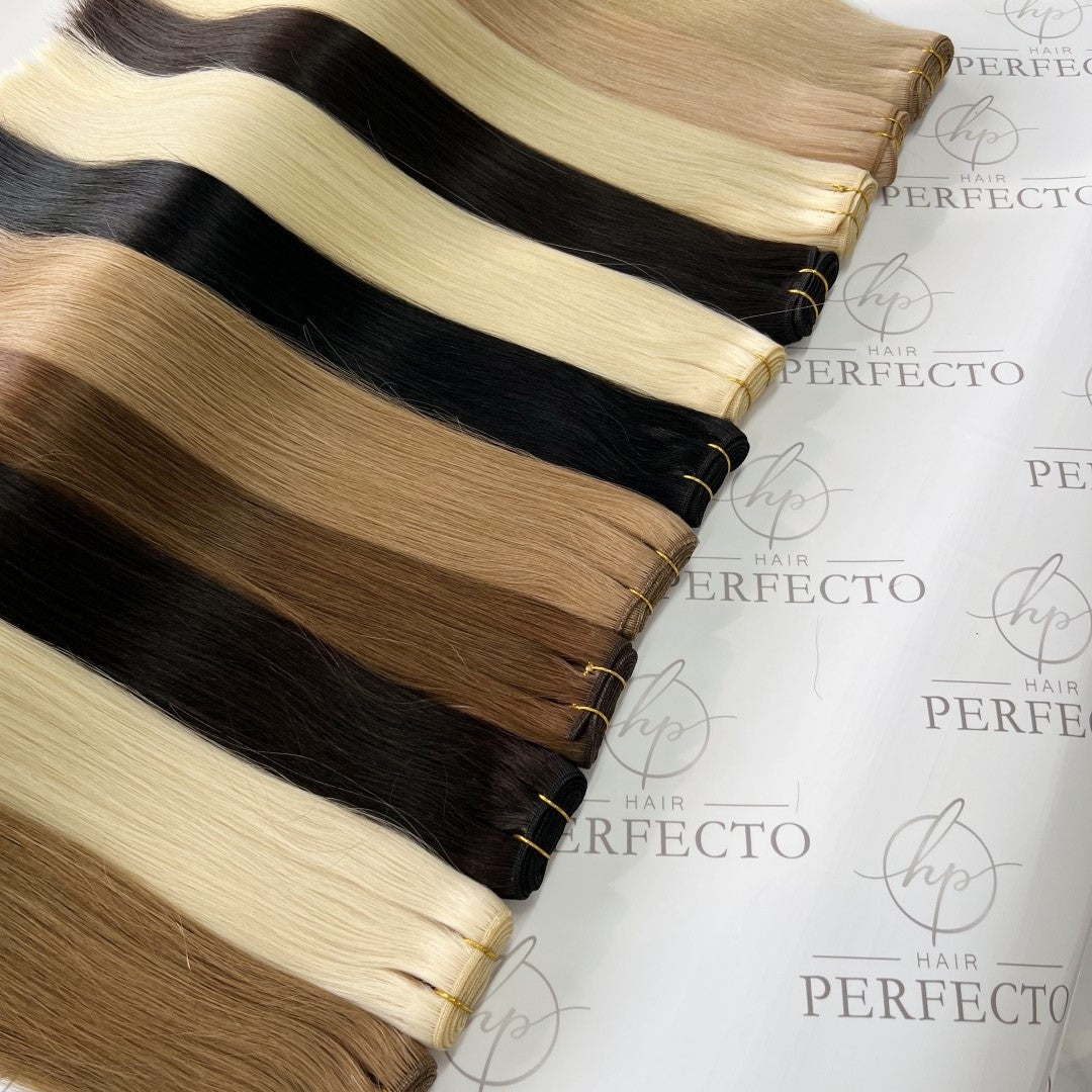 Professional Machine Wefts Hair Extensions Manufacturers | Hairperfecto