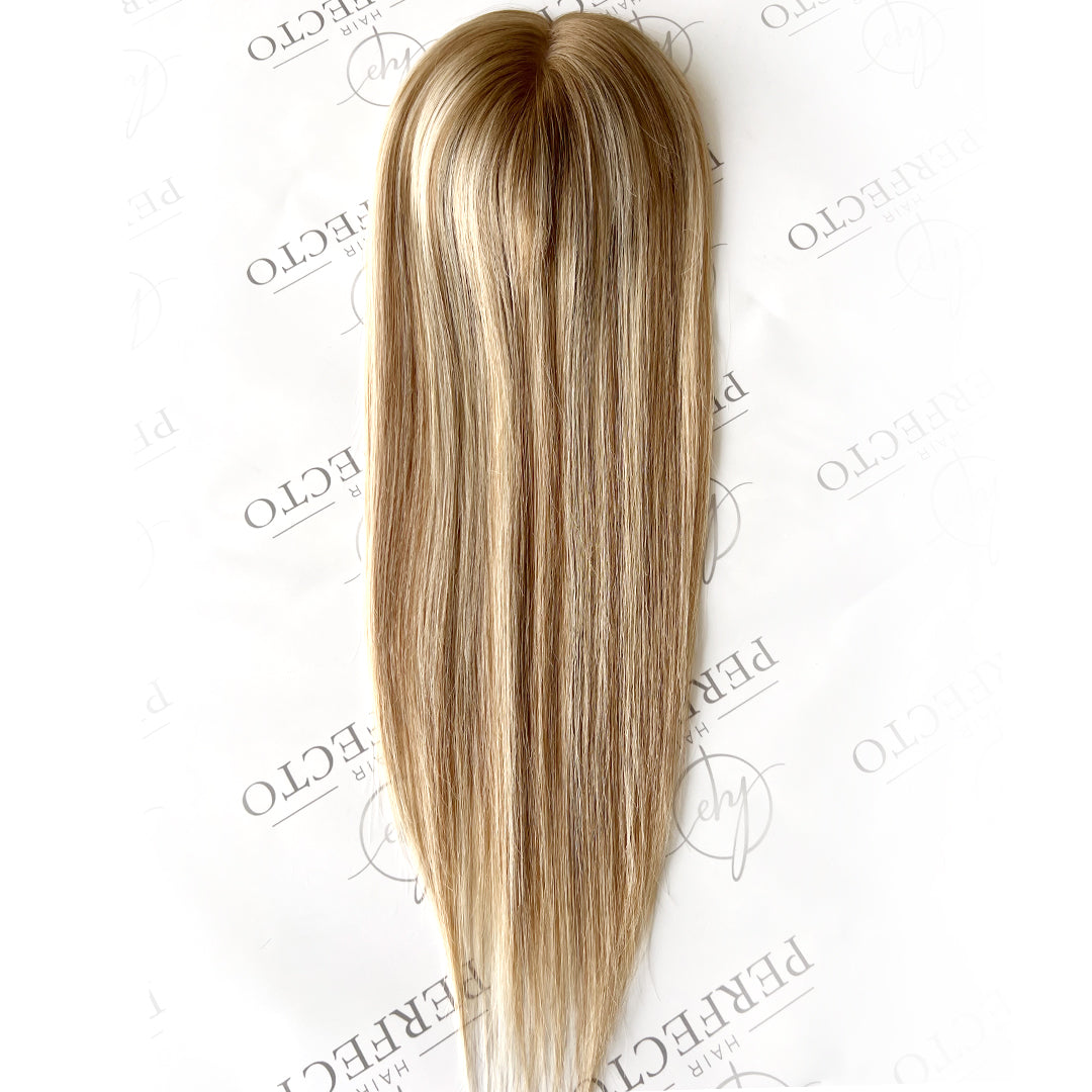 Hair Pieces For Thinning Hair Balayage Color 5*6" Human Hair Toppers