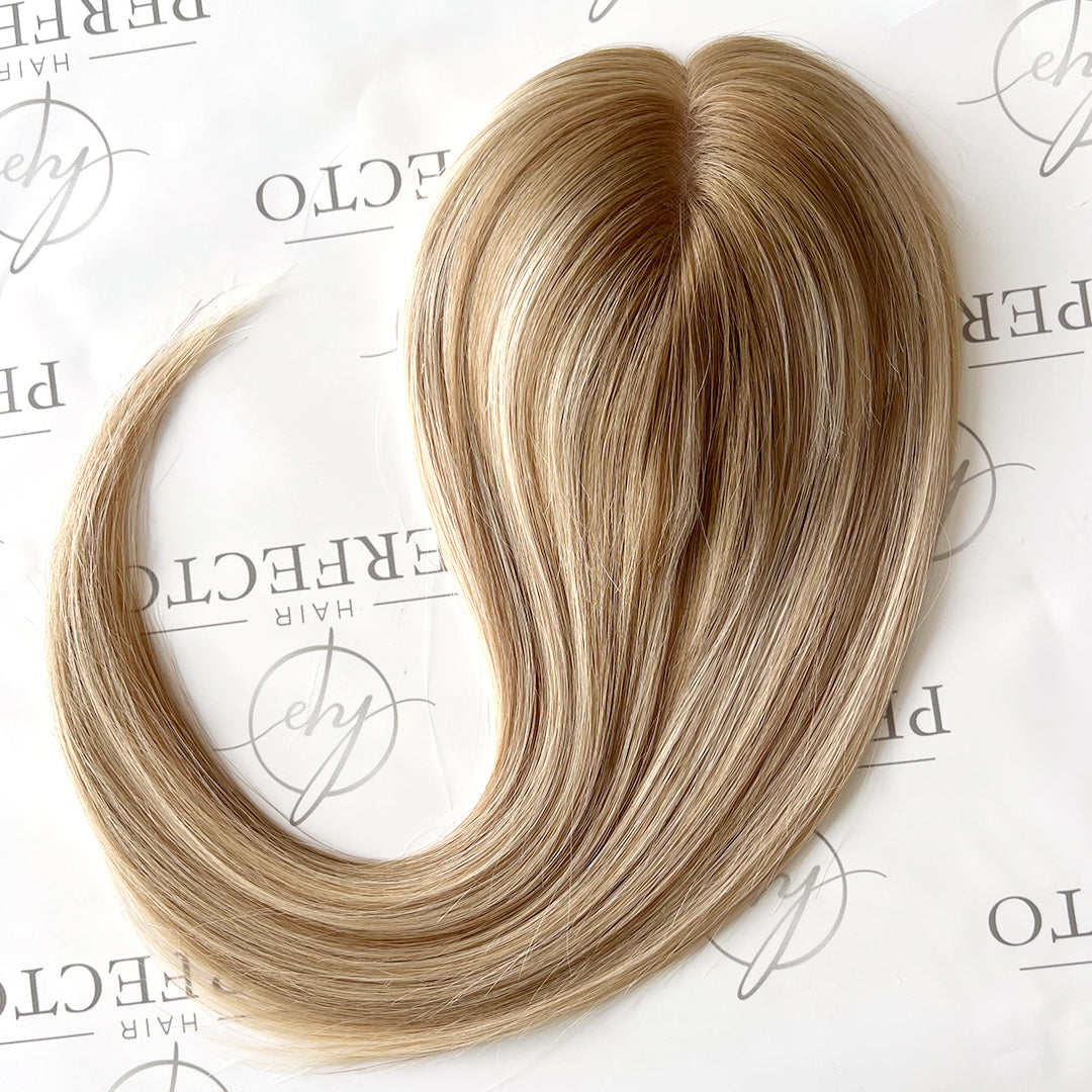 Hair Pieces For Thinning Hair Balayage Color 5*6" Human Hair Toppers