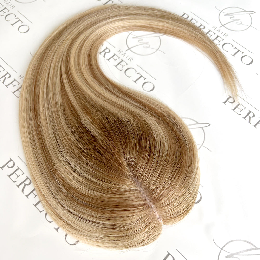 Hair Pieces For Thinning Hair Balayage Color 5*6" Human Hair Toppers