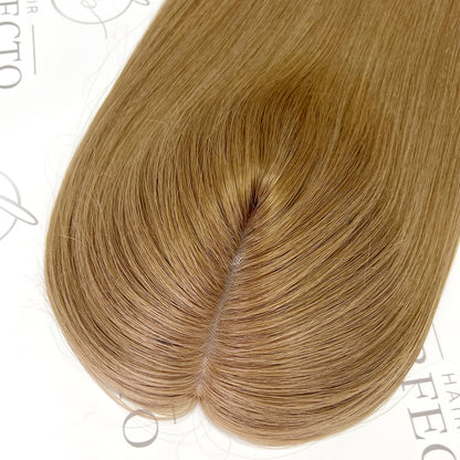 Premium Hair Toppers for Alopecia And Thinning Crown 5"X6" Brown Toppers