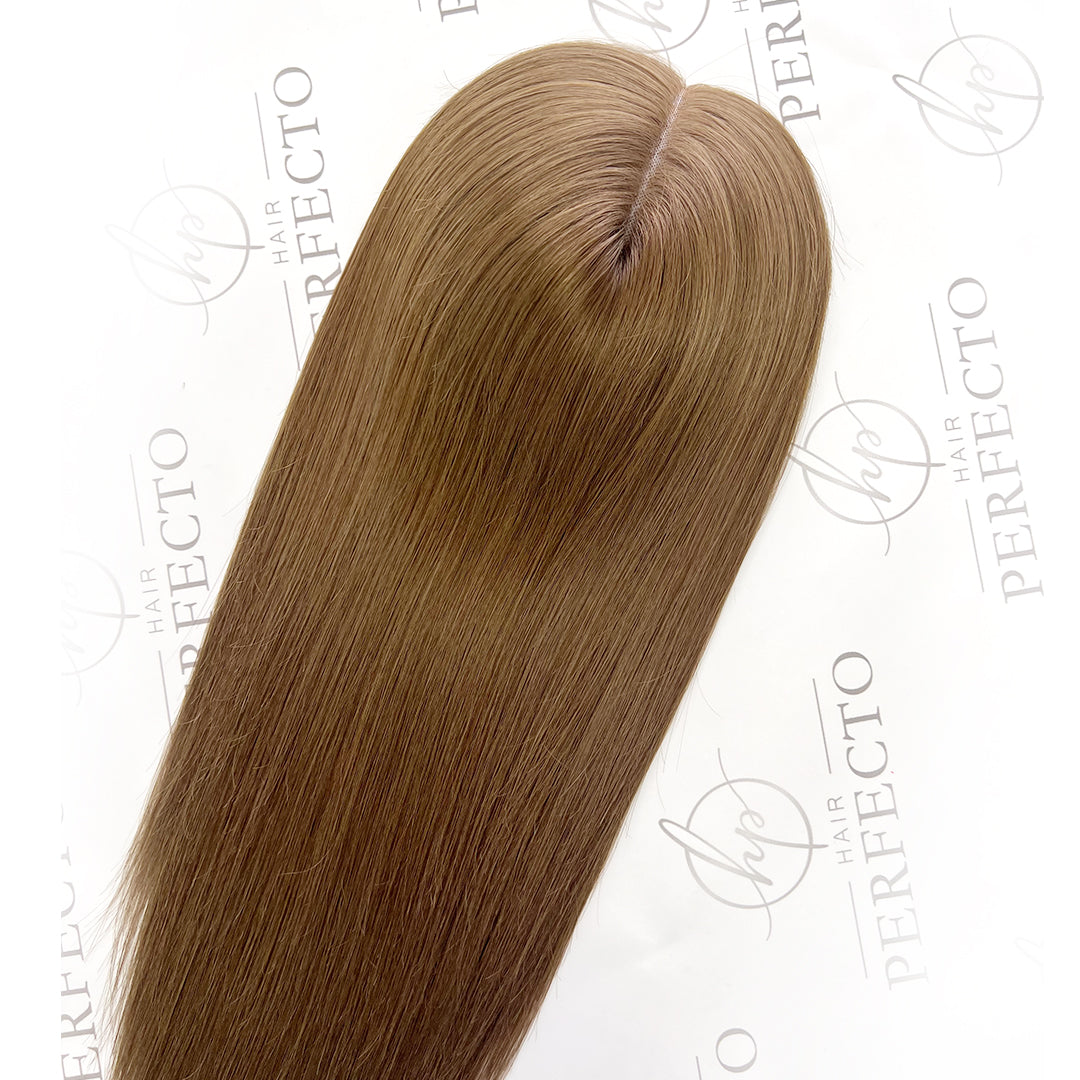 Best Hair Toppers For Women 5"*6* Monofilament Brown #4 Hair Topper