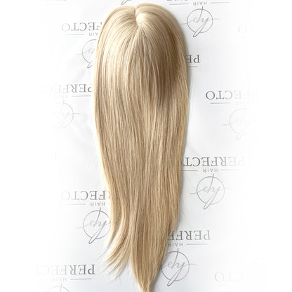 Best 3"x5" Human Hair Toppers & Hair Pieces for Women Blonde #60C