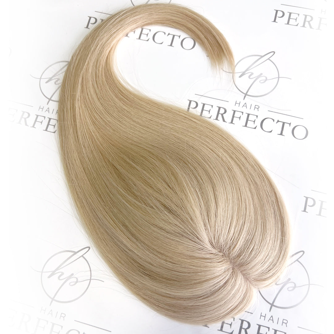 Best 3"x5" Human Hair Toppers & Hair Pieces for Women Blonde #60C