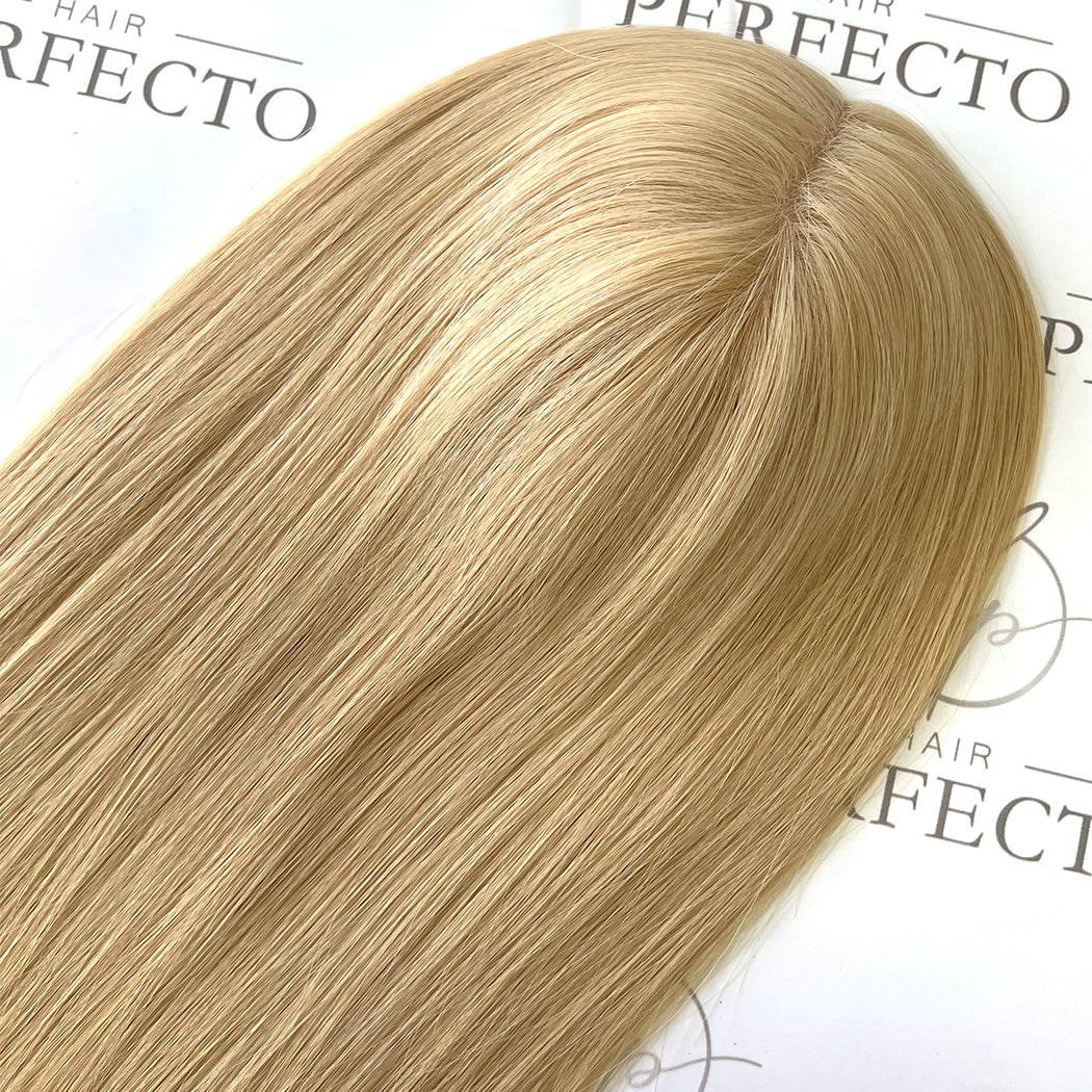 Hair Toppers 18'' #24 6''*7'' -  Hair Topper Mono Wefted Base | Hairperfecto