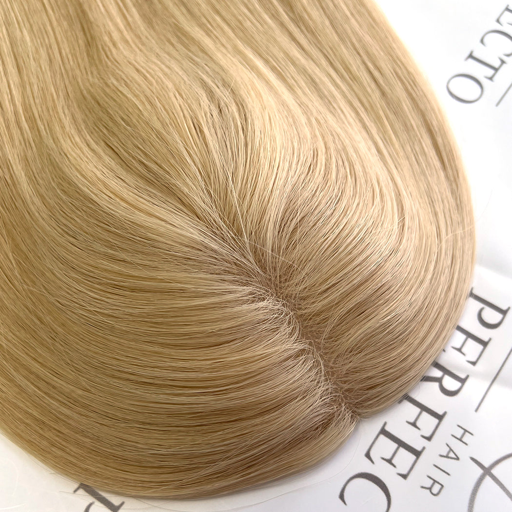 Hair Toppers 18'' #24 6''*7'' -  Hair Topper Mono Wefted Base | Hairperfecto