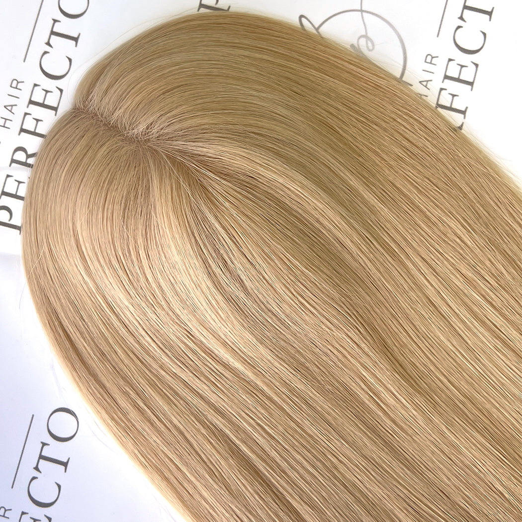 Hair Toppers 18'' #24 6''*7'' -  Hair Topper Mono Wefted Base | Hairperfecto